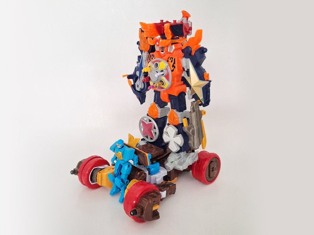 Power Rangers Ninja Steel Blaze Bullrider Megazord, Verzenden, Gebruikt