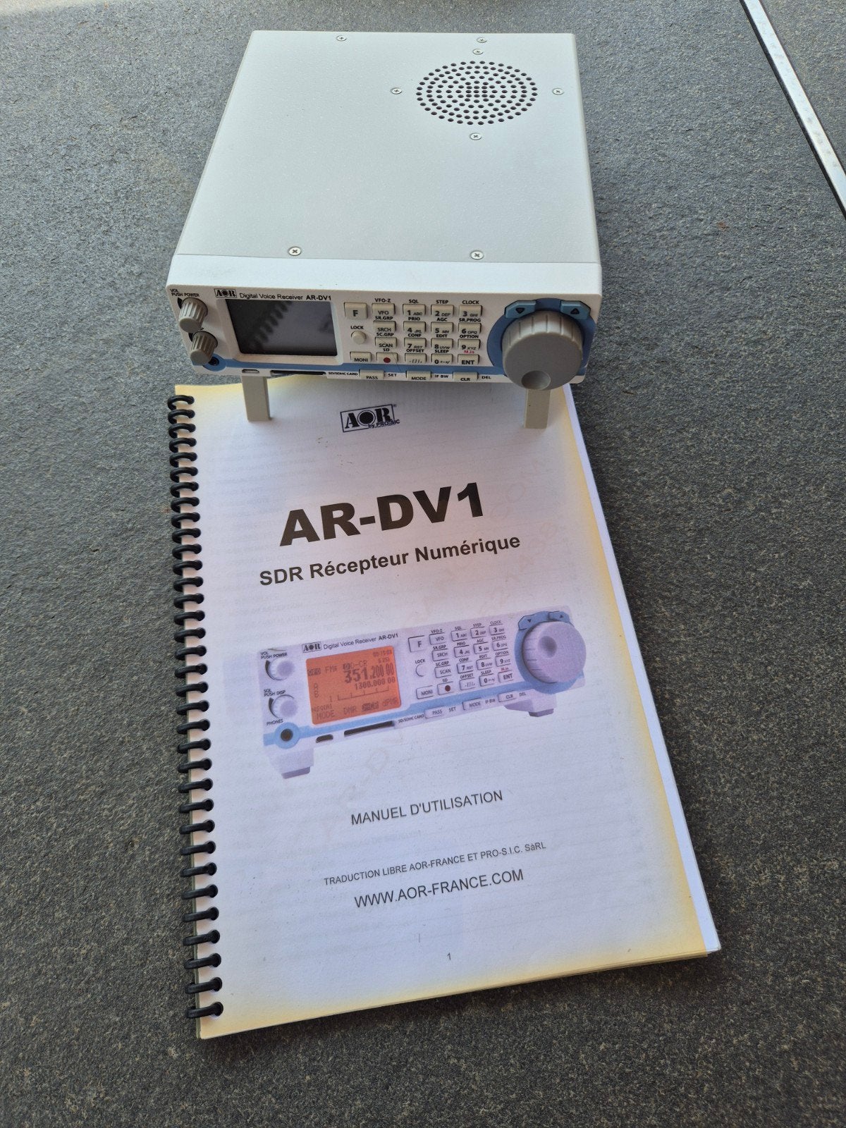 AR-DV1 van AOR, Ophalen, Ontvanger