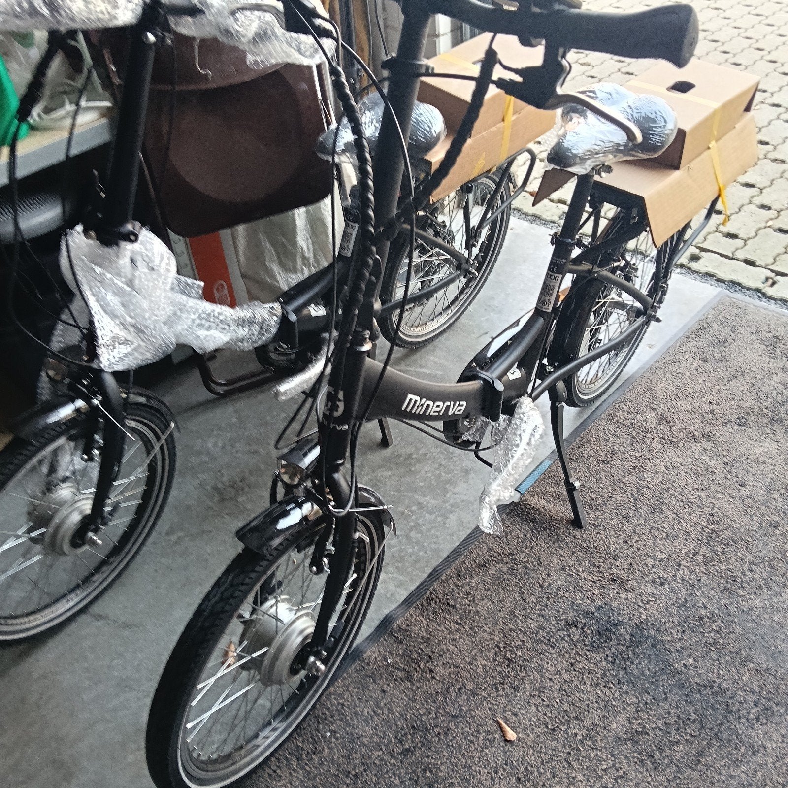 Minerva elektrisch plooi fiets, Fietsen en Brommers, Ophalen