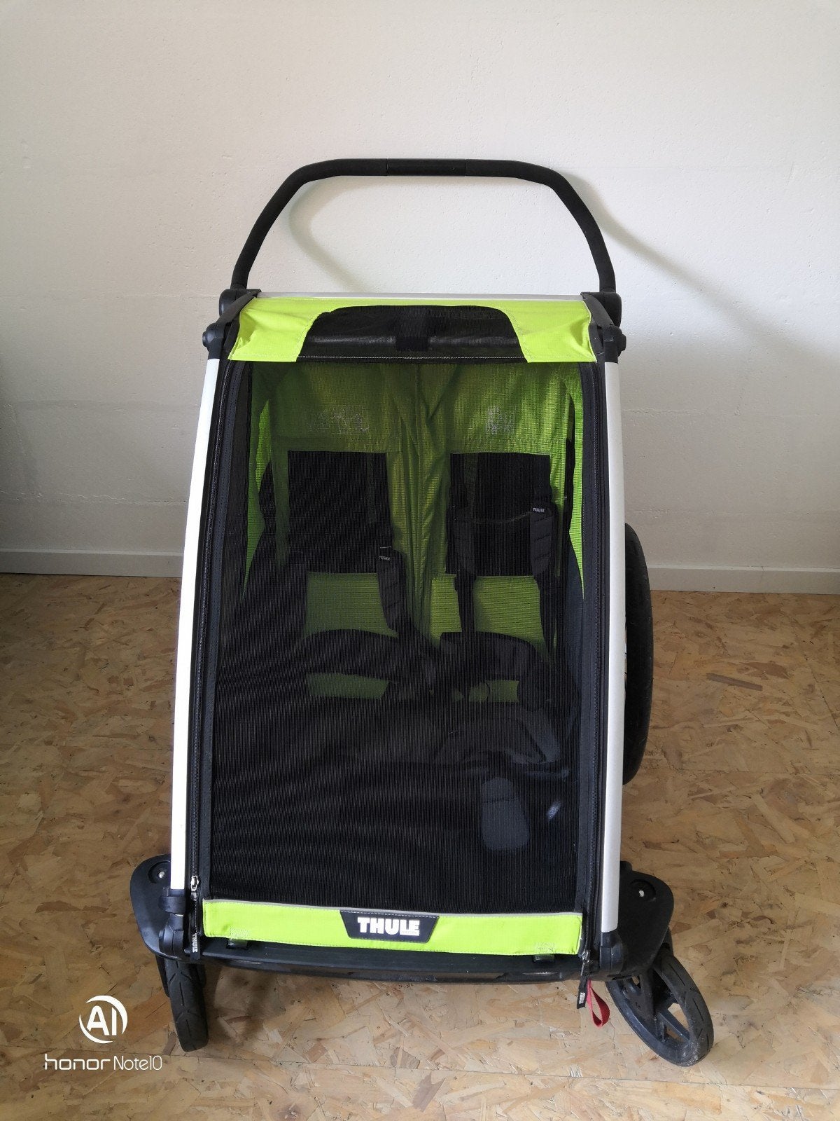 THULE fietskar / wandelkar cab dubbel (2 pers.) prima staat!, Ophalen