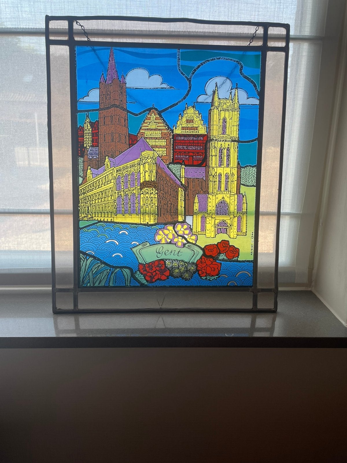 Glas raam kl barstje onderaan valt niet op, Doe-het-zelf en Bouw, Ophalen, Zo goed als nieuw