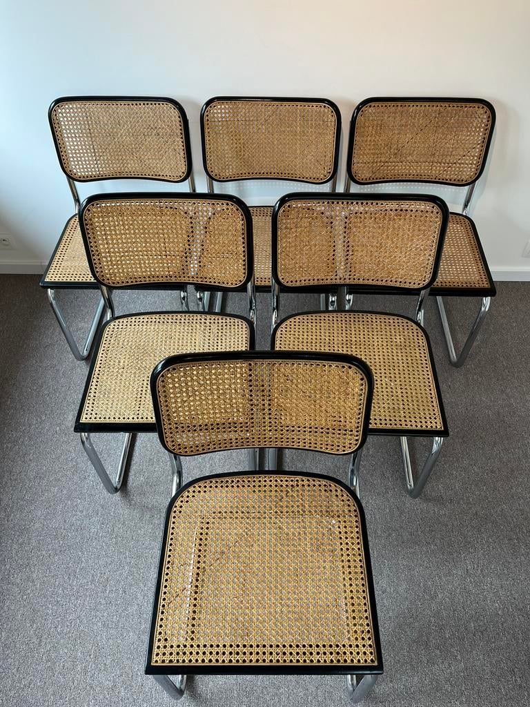 Marcel Breuer Cesca B32x6, Huis en Inrichting, Ophalen, Zo goed als nieuw