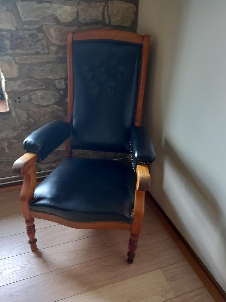 Fauteuil voltaire, Enlèvement, Utilisé, Bois, Voltaire