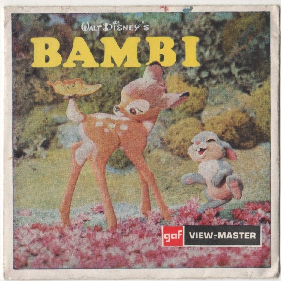 View-master Bambi B 400 Livret en français, Antiquités & Art, Enlèvement ou Envoi