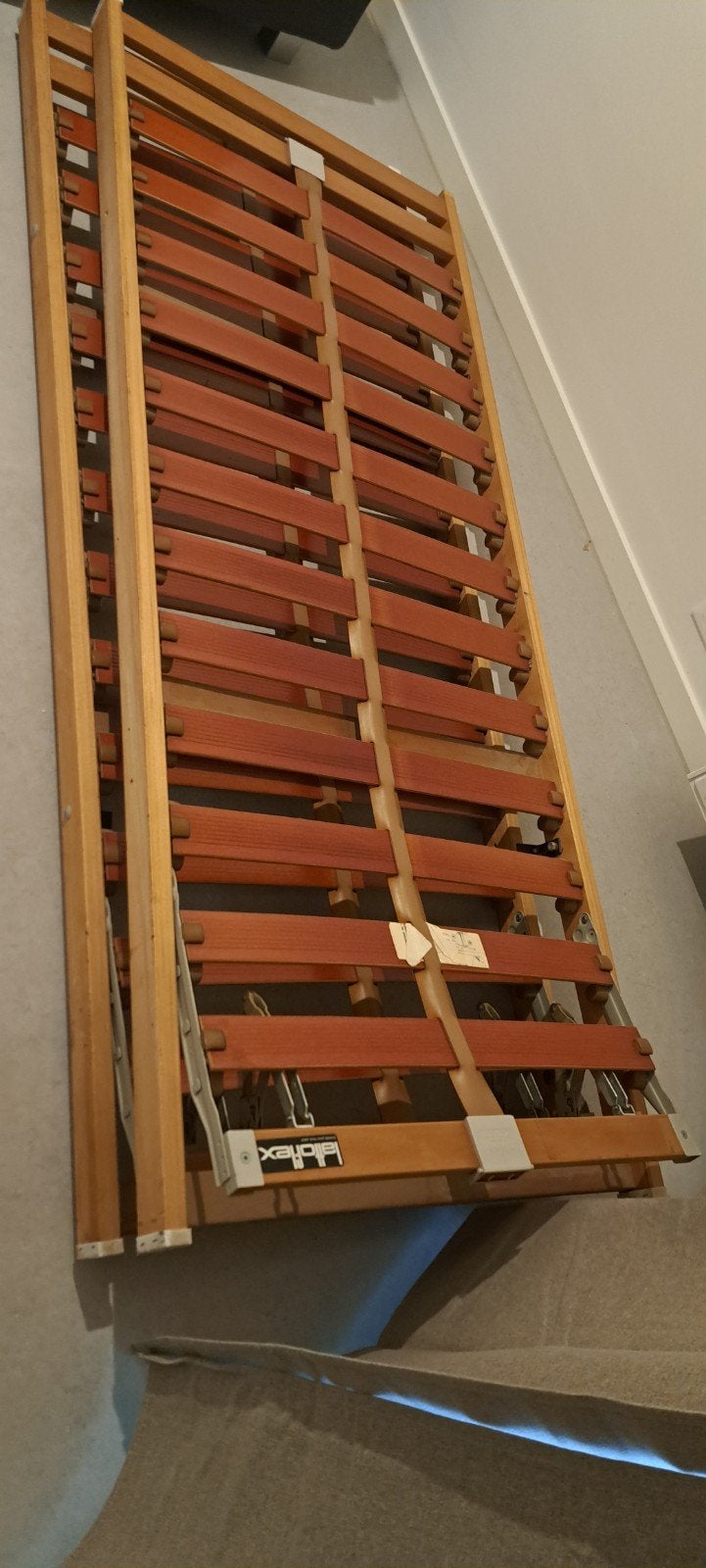 2 sommiers à lattes, Maison & Meubles, 90 cm, Enlèvement, Utilisé, Sommier