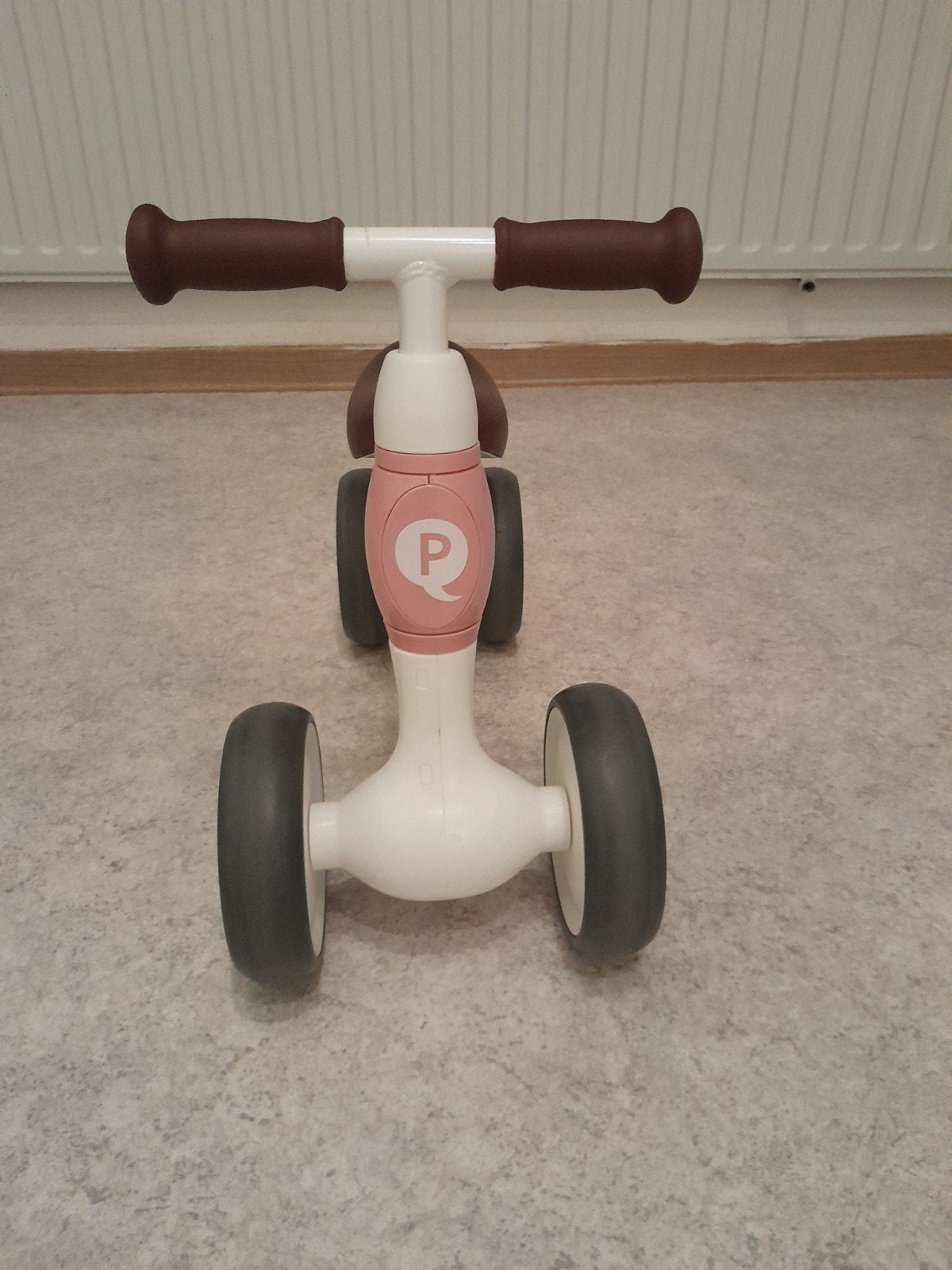 kinder loopfietsje, Ophalen