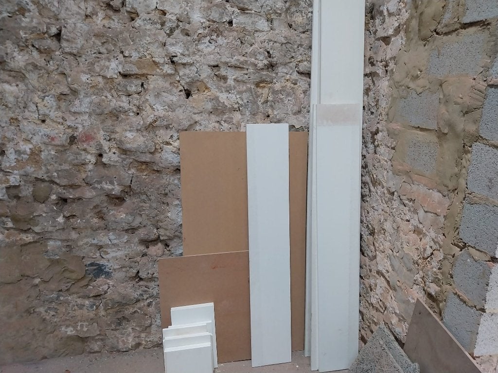 Lot de planches/panneaux MDF, Bricolage & Construction, Enlèvement, Comme neuf, MDF