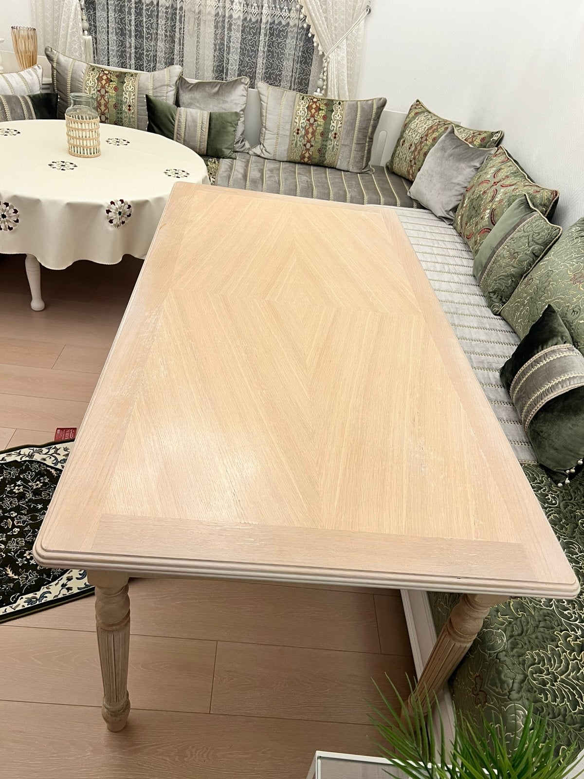 Table en bois, Ophalen, Gebruikt, Vierkant