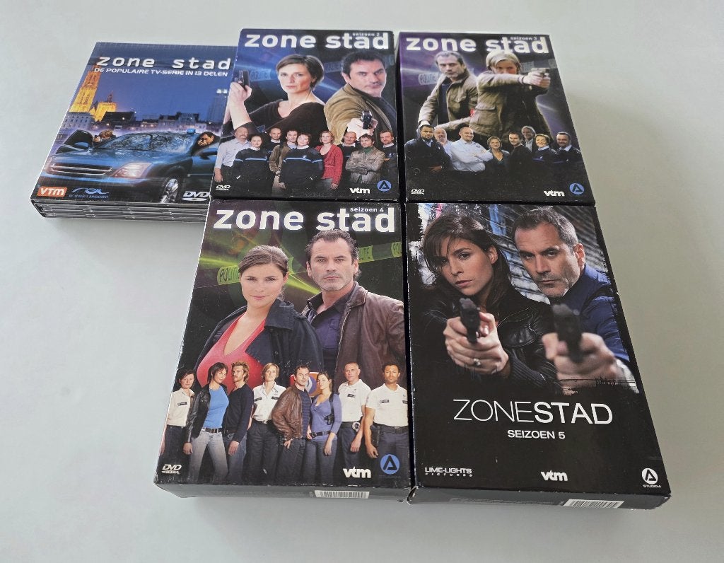 DVD boxen:Zone Stad,Witse,Aspe,Flikken,Westenwind,Rotterd.., Cd's en Dvd's, Ophalen of Verzenden, Seizoen 1