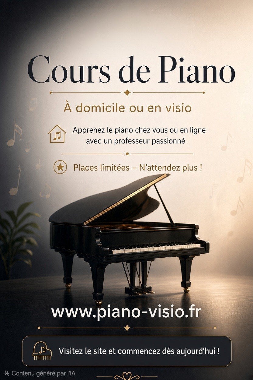 COURS DE PIANO ENFANTS ET ADULTES A DOMICILE, Livres, Enlèvement ou Envoi