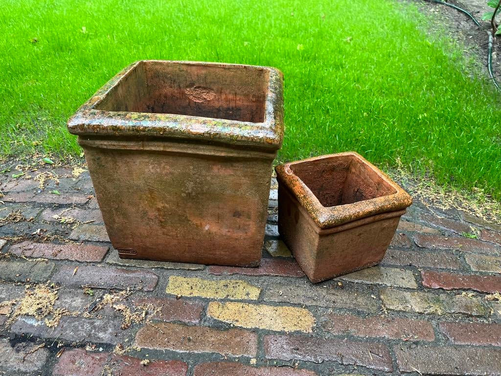 Originele set Impruneta bloempotten, Ophalen, Zo goed als nieuw