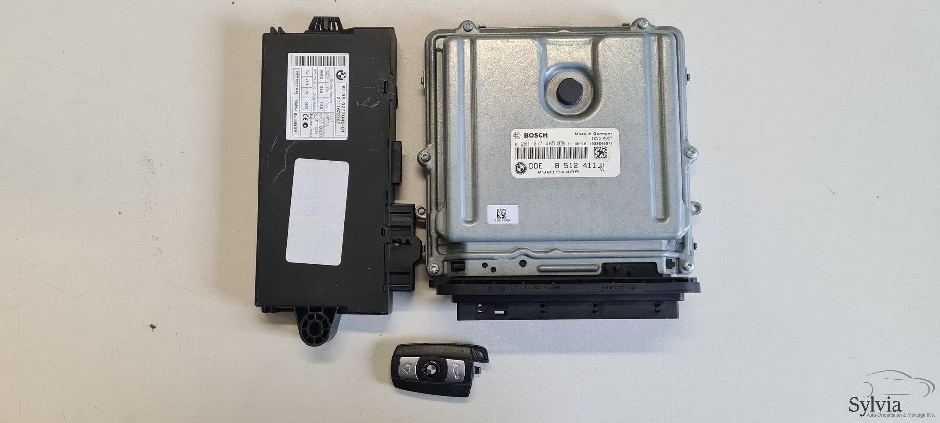 Startset CAS + Contactslot BMW X5 E70 X6 E71 8512411 N57S, Auto-onderdelen, Gebruikt, -, -, Ophalen of Verzenden