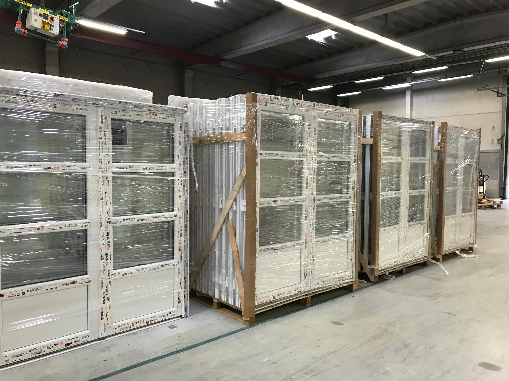 PVC deuren voor garage en tuinhuis, direct uit voorraad, Ophalen, Kunststof, 120 cm of meer, Nieuw