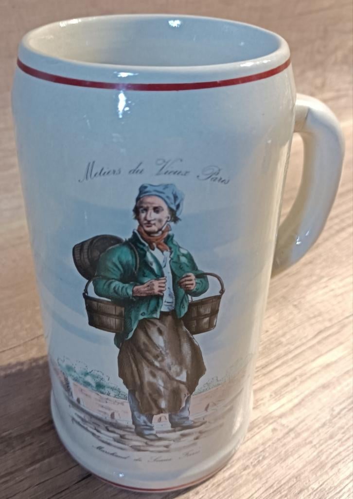 Chope un litre GERZ, métiers du vieux paris, Collections, Enlèvement ou Envoi
