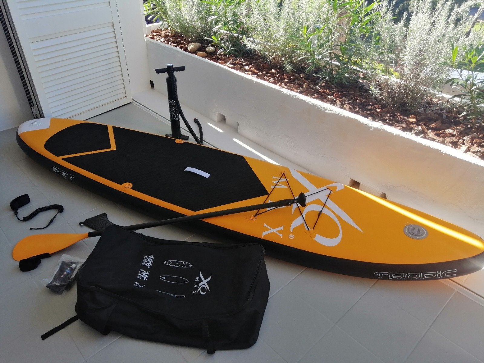Planche de padel Tropic MAX avec tous ses accessoires. Neuve, Watersport en Boten, Ophalen, Nieuw