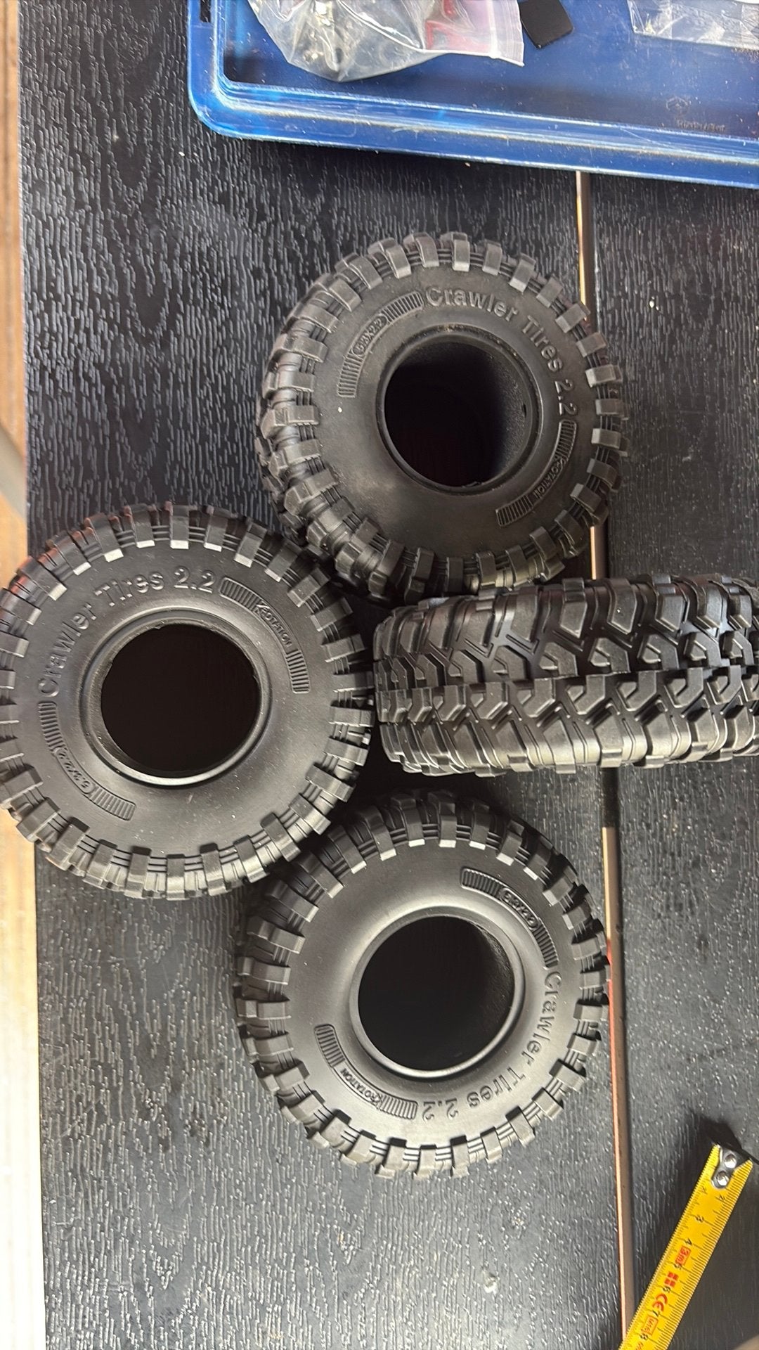 Tc crawler banden 2.2. 130 mm, Hobby en Vrije tijd, Ophalen of Verzenden, Nieuw, Auto offroad