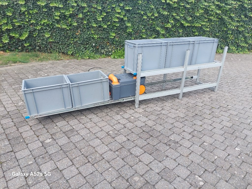 Système de tiroirs pour valises pour mobil-home, Caravanes & Camping, Enlèvement, Comme neuf