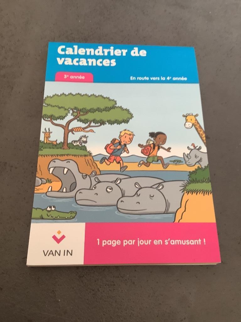 Calendrier de vacances En route vers la 4ème année VAN IN, Neuf, Enlèvement ou Envoi, Primaire, Van In