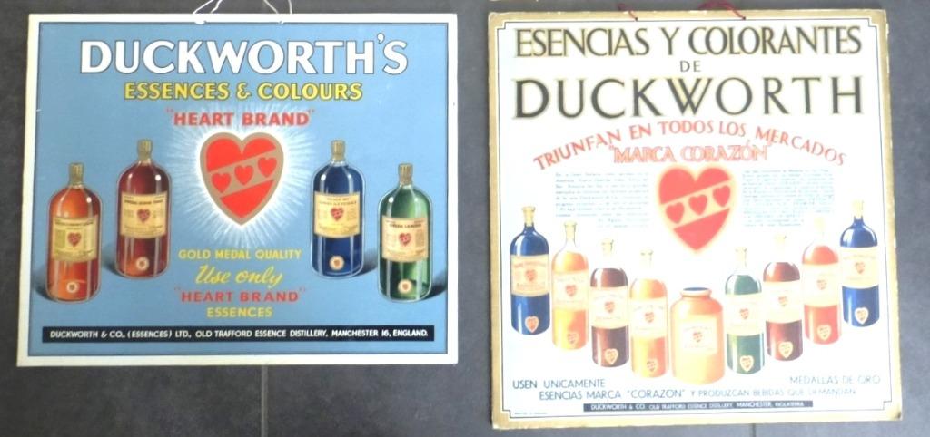 Panneaux publicitaires Duckworth, Enlèvement ou Envoi, Comme neuf, Panneau publicitaire