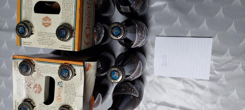 12 bouteilles d'Orval de 2013, Collections, Marques de bière, Enlèvement, Neuf