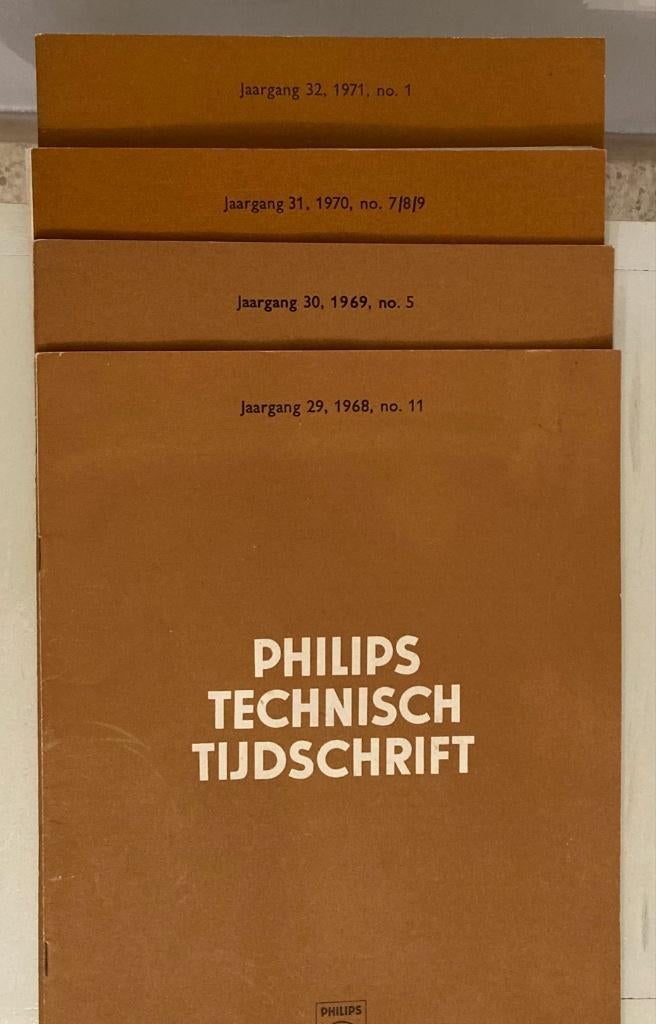 Philips Technisch Tijdschrift - meerdere nummers, Boeken, Techniek, Ophalen of Verzenden, Elektrotechniek
