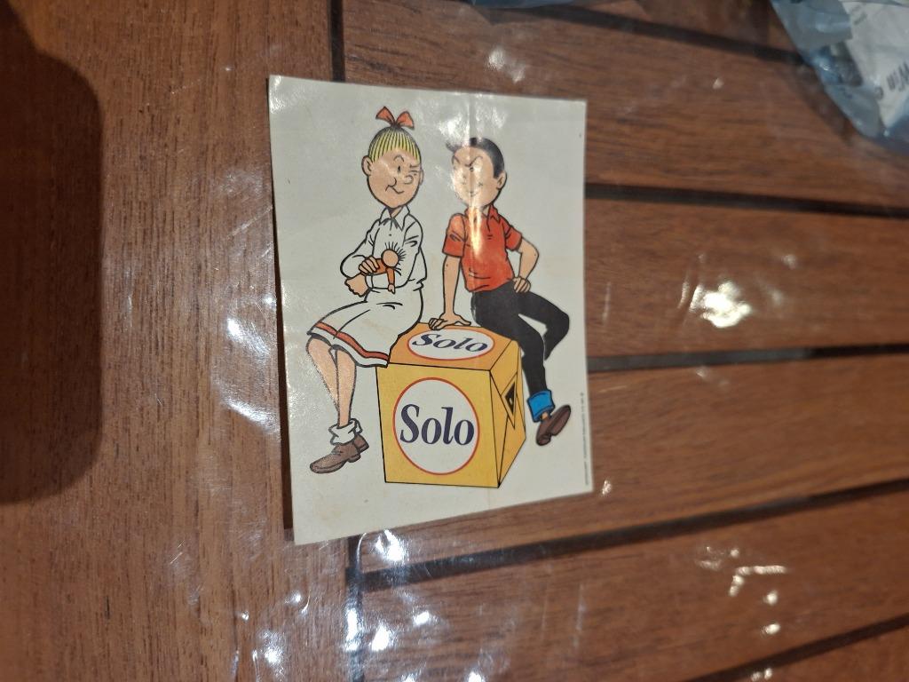 Sticker Suske en Wiske Solo, Ophalen of Verzenden, Gebruikt