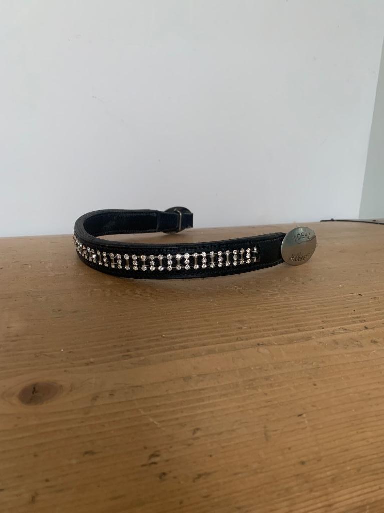 Ideal frontriem menhoofdstel bling strass, Ophalen of Verzenden, Zo goed als nieuw
