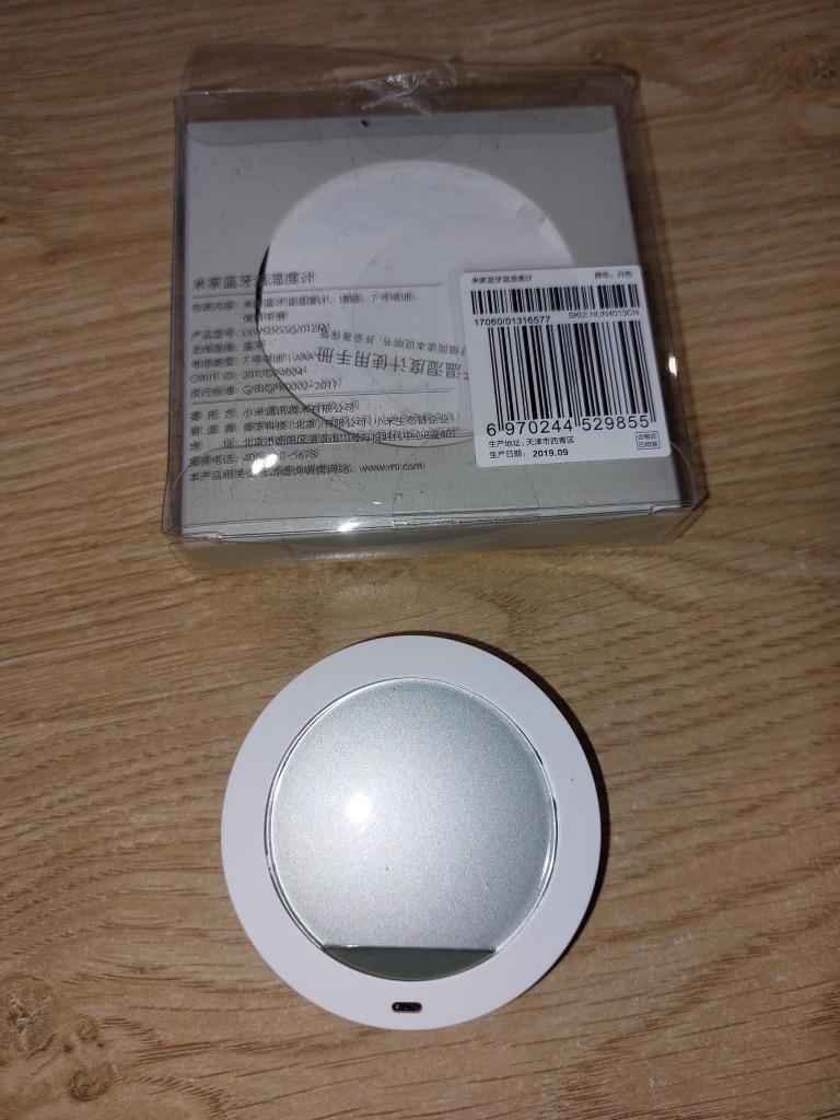 Xiaomi thermomètre bluetooth rond 1xAAA, Bricolage & Construction, Électricité & Câbles, Comme neuf, Autres types, Enlèvement ou Envoi