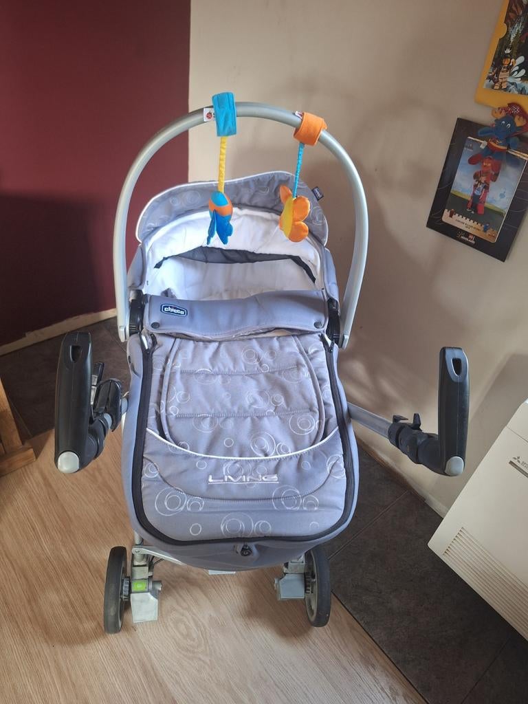 meegroei-buggy/kinderwagen met ligmand, maxi-cosi en buggy, Met autostoeltje, Zo goed als nieuw, Maxi-Cosi, Ophalen