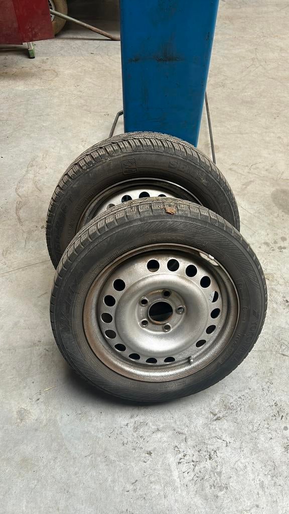 Opel staal 5x110, Auto-onderdelen, Banden en Velgen, Ophalen, 15 inch, Banden en Velgen, 185 mm