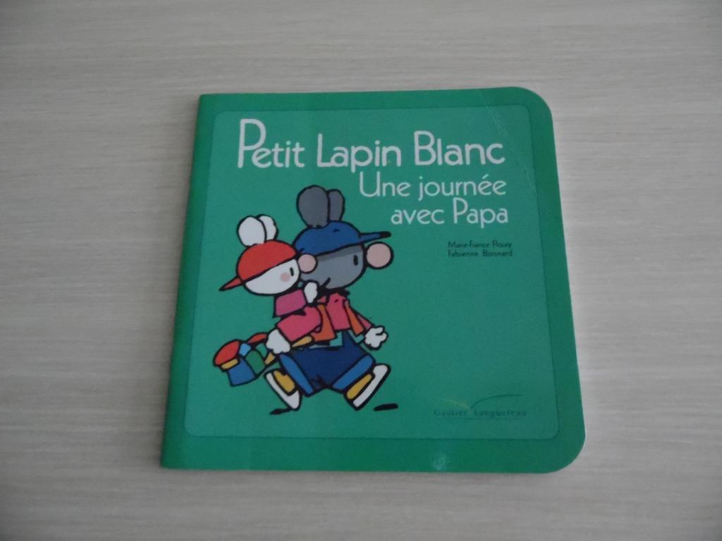 PETIT LAPIN BLANC     LOT DE 2 LIVRES, Marie-France Floury, Enlèvement ou Envoi, Comme neuf, 2 à 3 ans