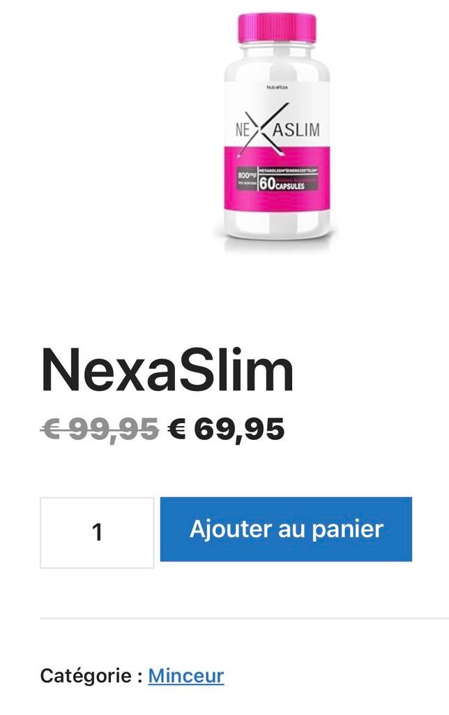 Boîte de 60 gélules /brûleur de graisse / pour mincir, Enlèvement, Neuf