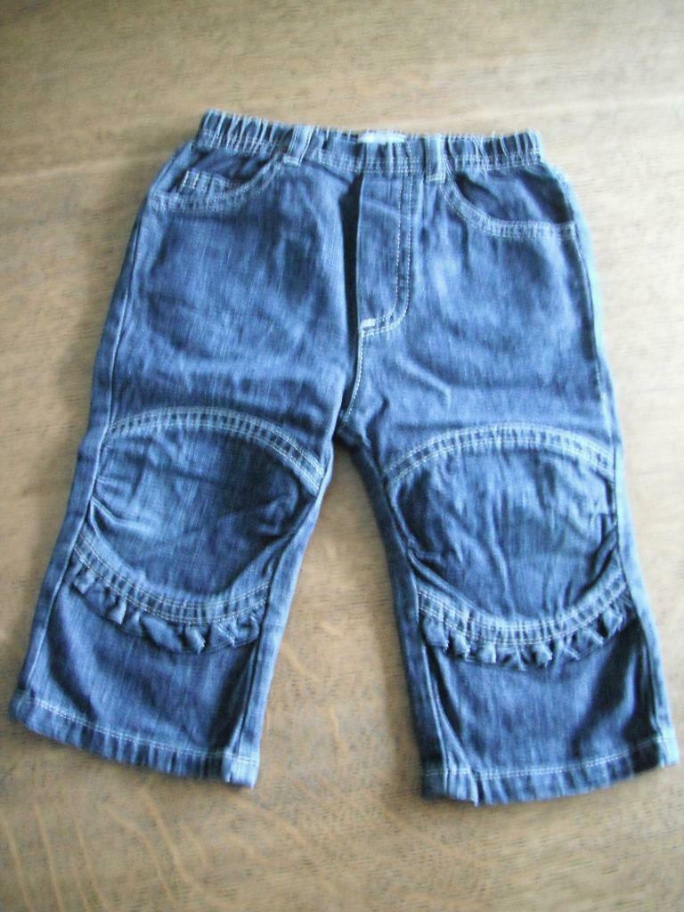 mooie, schattige jeans broek, maat: 74, merk: Petit Filou, Ophalen of Verzenden, Zo goed als nieuw, Meisje, Broekje