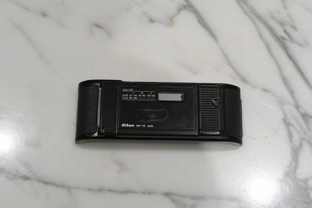 Nikon MF-16 datarug voor FE,FM,FM-2 en FE-2, Audio, Tv en Foto, Ophalen of Verzenden, Gebruikt, Overige typen