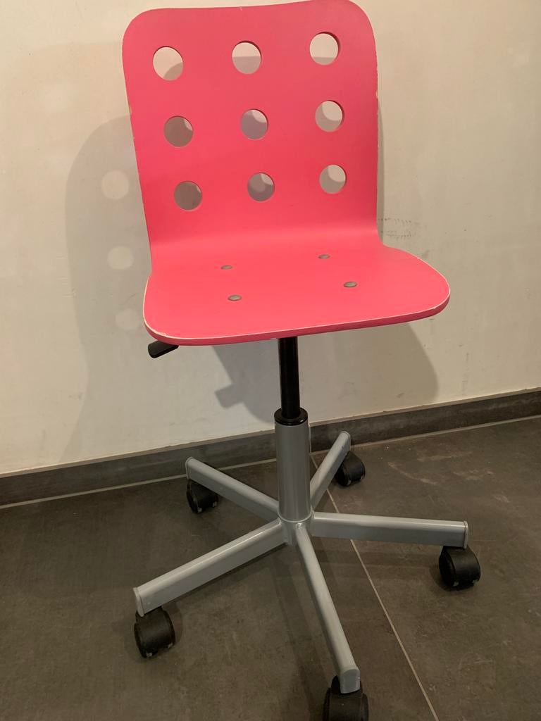 chaise de bureau, Enlèvement, Utilisé, Rose, Chaise de bureau