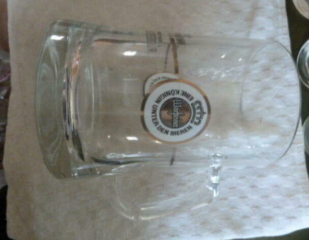 #K bier glas / pul WARSTEINER Mit guten freunden 0,5L, Verzamelen, Ophalen of Verzenden, Nieuw, Bierglas