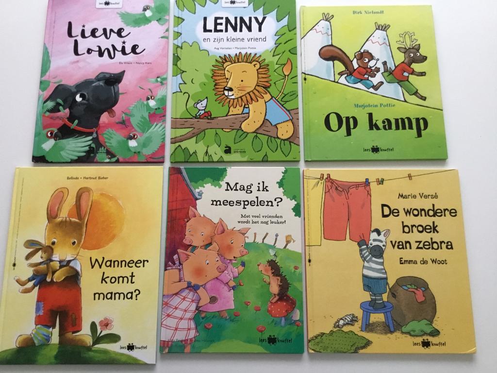 6 Kinderboeken De Leesknuffel, Boeken, Ophalen of Verzenden, Zo goed als nieuw