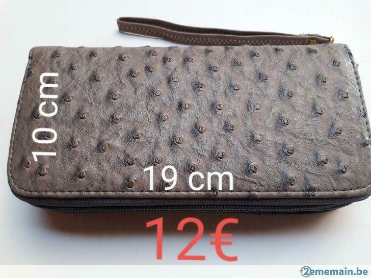 Porte feuilles double pour dames., Ophalen of Verzenden, Nieuw, Bruin