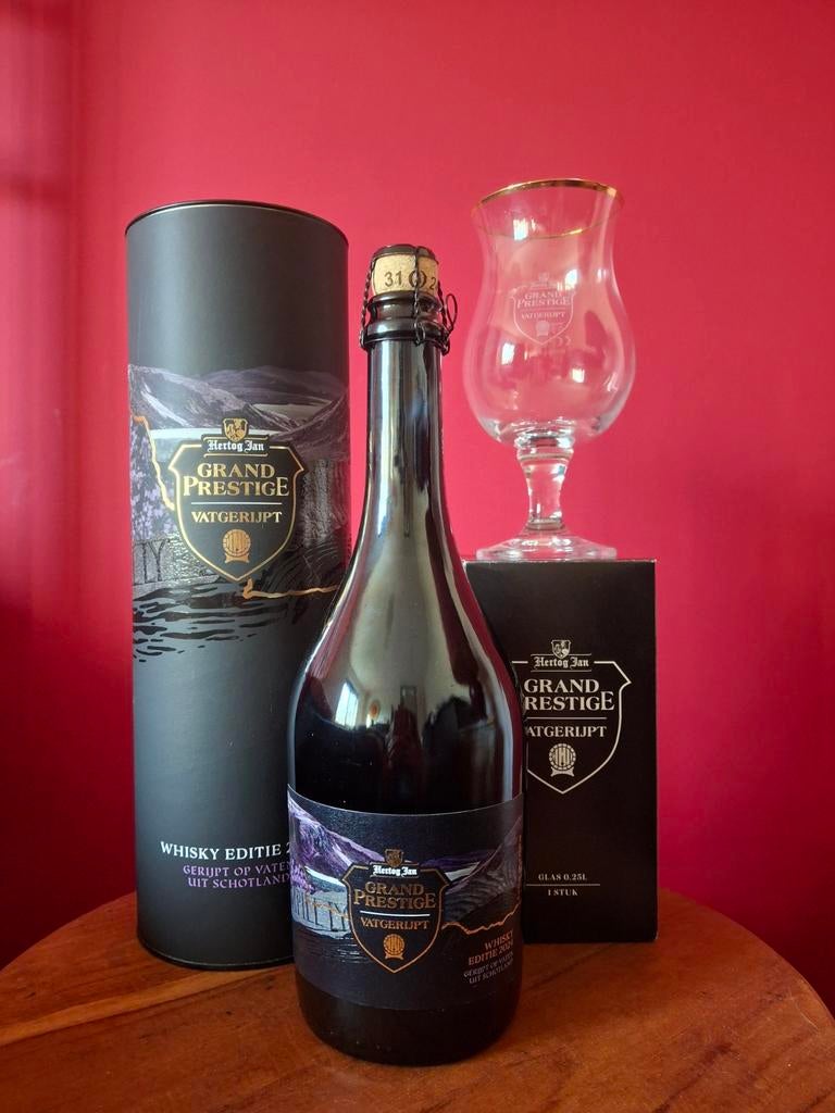 Hertog Jan Grand Prestige Vatgerijpt 2024 Whisky Schotland, Collections, Marques de bière, Enlèvement, Hertog Jan