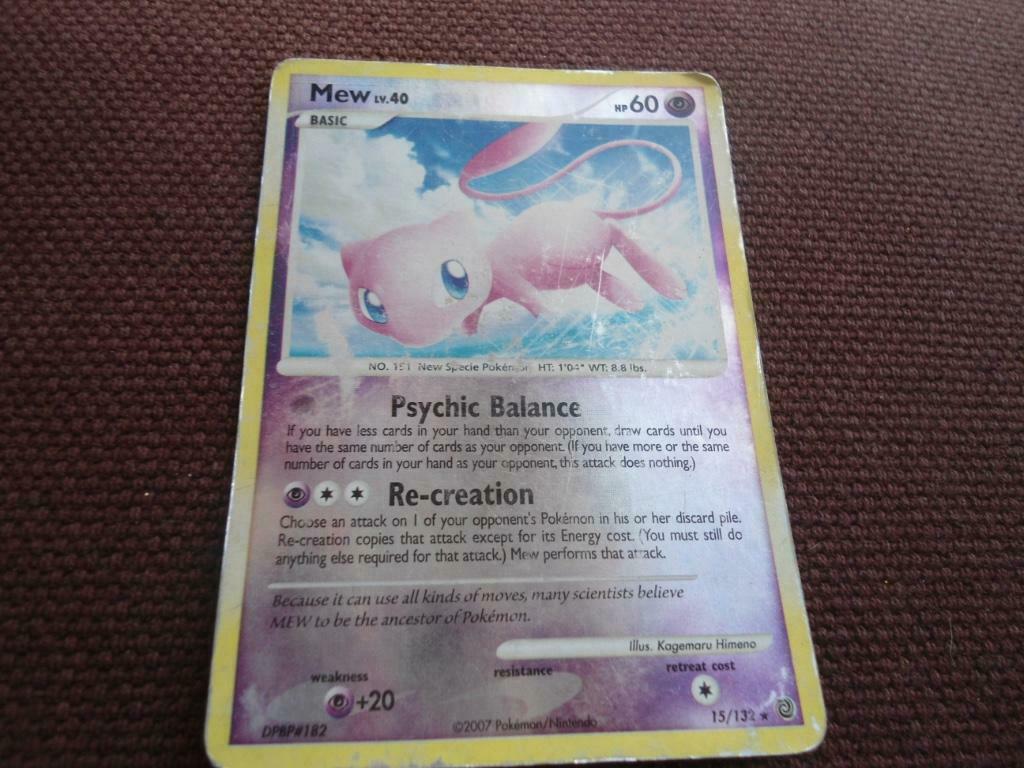 Ancienne Carte Pokemon de 2007 Bon état général., Enlèvement ou Envoi, Utilisé, Carte(s) à jouer