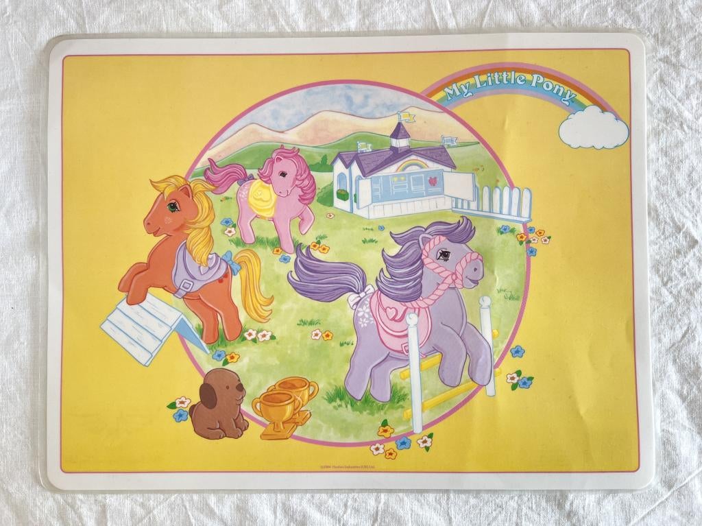 Set de table Mon Petit Poney - Icarus 1984, Enlèvement ou Envoi, Aucun, Utilisé, Aucun