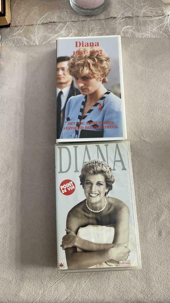 2 cassette vidéo VHS DIANA, Collections, Enlèvement ou Envoi, Comme neuf, Autres types