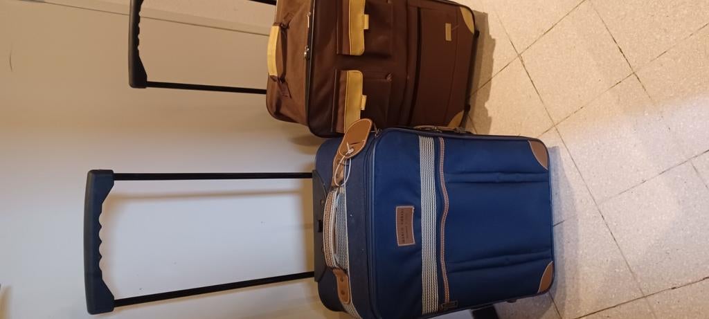 Trolley x2, Ophalen of Verzenden, Zo goed als nieuw, Blauw