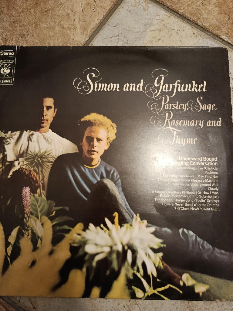 Vinyl 33t -Simon en Garfunkel*Peterselie, salie, ---, Ophalen of Verzenden, Gebruikt, 12 inch, Poprock