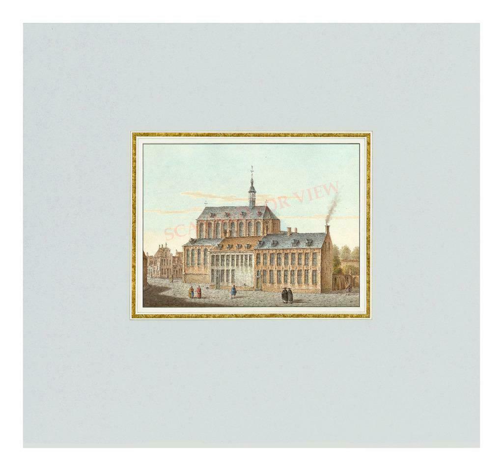 MECHELEN - Originele Aquarel - J. B De Noter (1787-1855), Antiek en Kunst, Ophalen