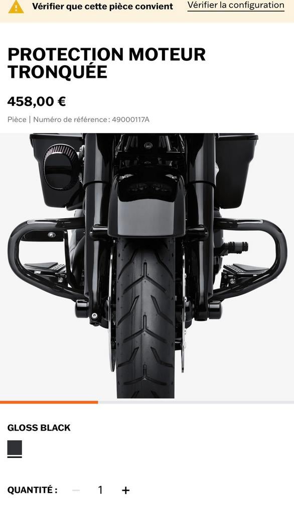 Valbeugel Harley Original.2023, Motorbescherming, Ophalen of Verzenden