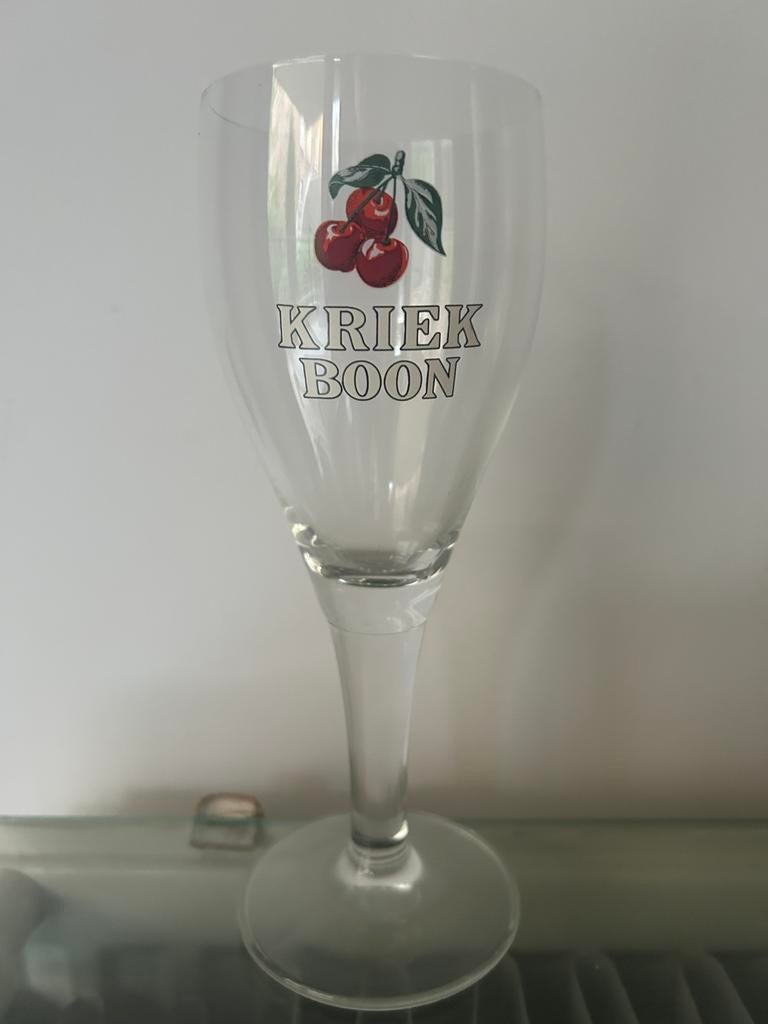 Bierglas Kriek Boon, Verzamelen, Ophalen, Zo goed als nieuw