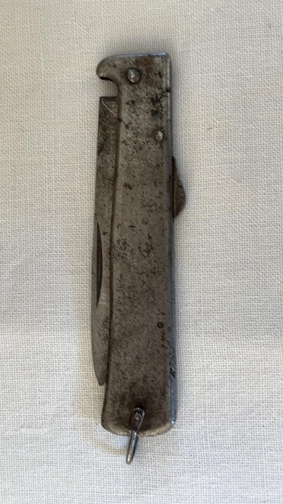 WW1 couteau pliant allemand Mercator à cran d'arrêt N2, Verzenden, Landmacht, Mes of Dolk