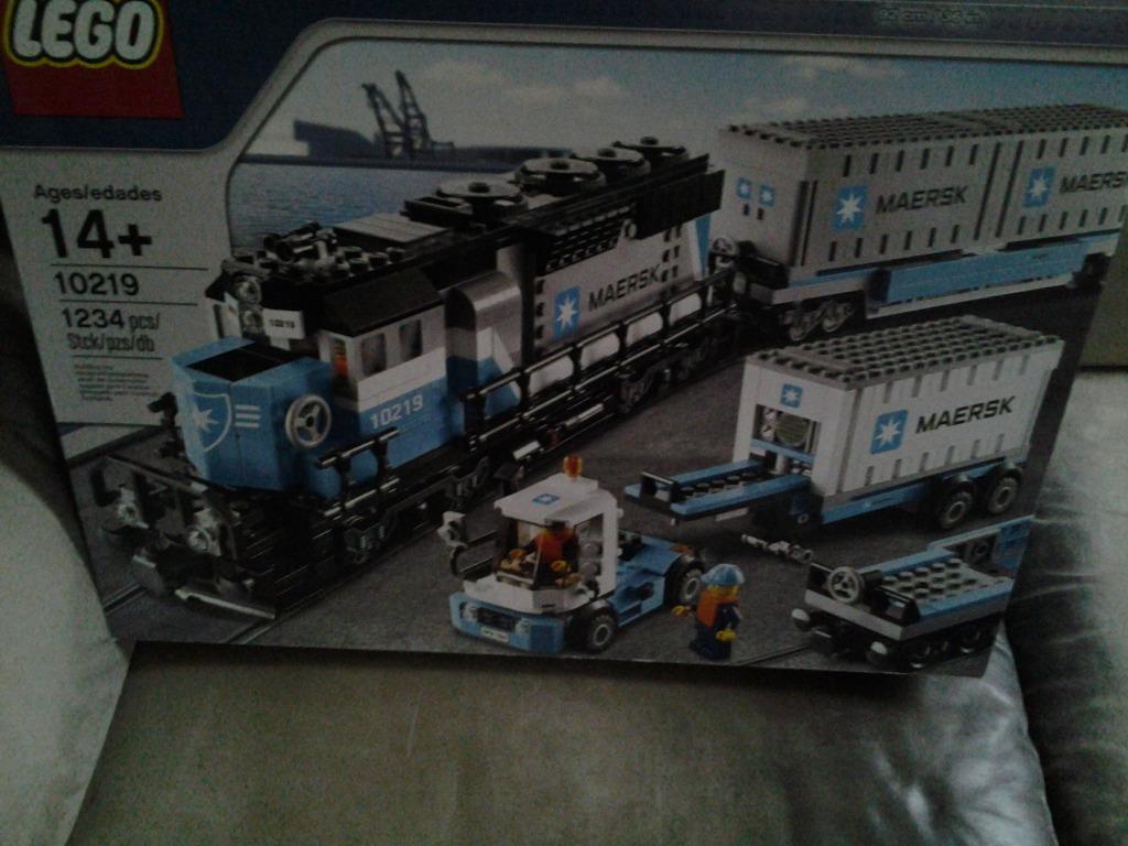 lego trein maersk 10219, Ophalen, Nieuw, Complete set, Lego