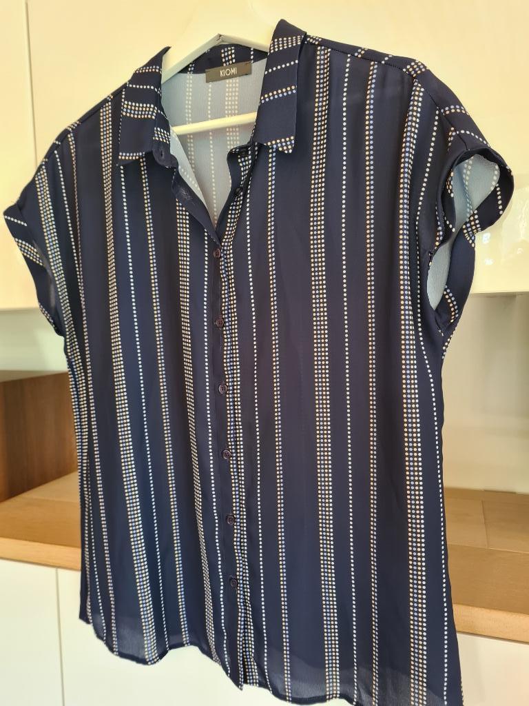 Luchtige blouse 'Kiomi' (maat: M), Kleding | Dames, Maat 38/40 (M), Blauw, Kiomi, Ophalen of Verzenden
